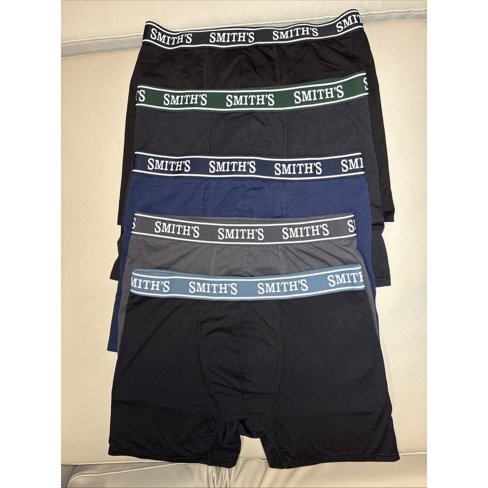 MENS Medium Smith's Workwear Boxer Briefs 5 Pack NWOT